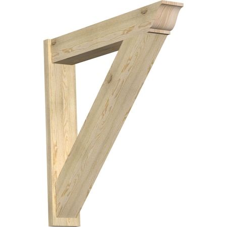 Ekena Millwork Traditional Traditional Rough Sawn Outlooker, Douglas Fir, 8"W x 46"D x 46"H OUT08X46X46TRA01RDF